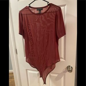 Forever 21+ mesh bodysuit 2x